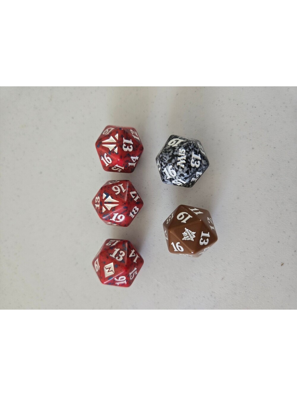 Magic: The Gathering (MTG) Spindown D20 Life Counter Dice x5